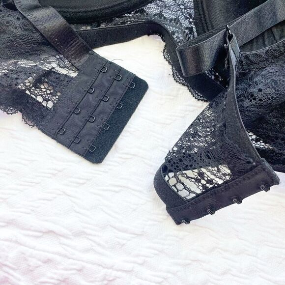 BUY 1 GET 1 FREE Black fuchsia 38d black bra lace - Picture 7 of 12